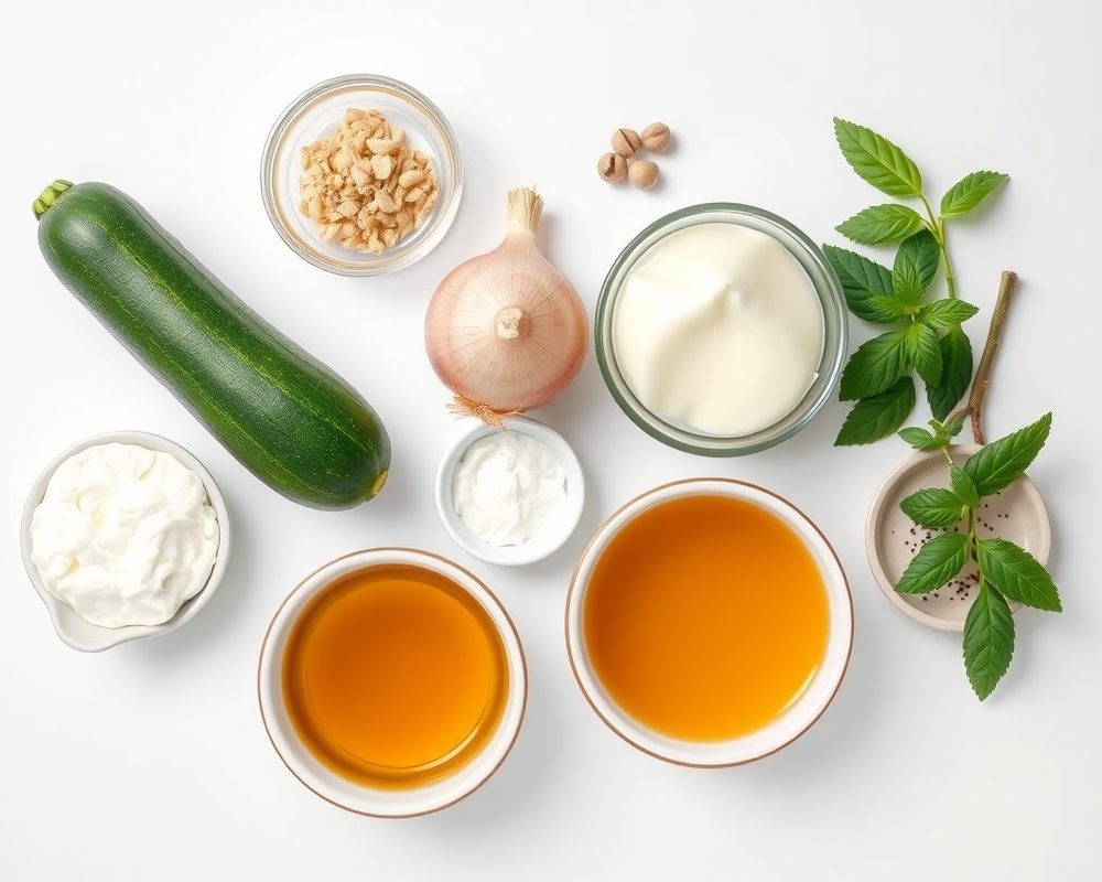 ingredients-de-la-recette-veloute-courgettes-cremeux