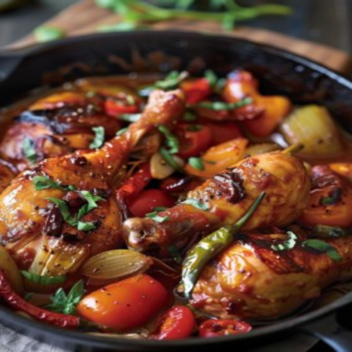 Poulet Basquaise Inratable