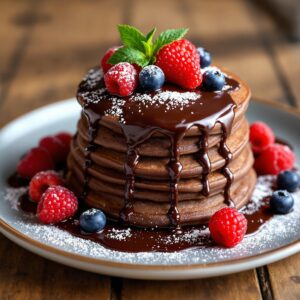 Recette pancakes chocolat
