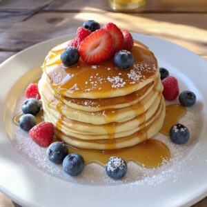 Recette pancakes sans lait