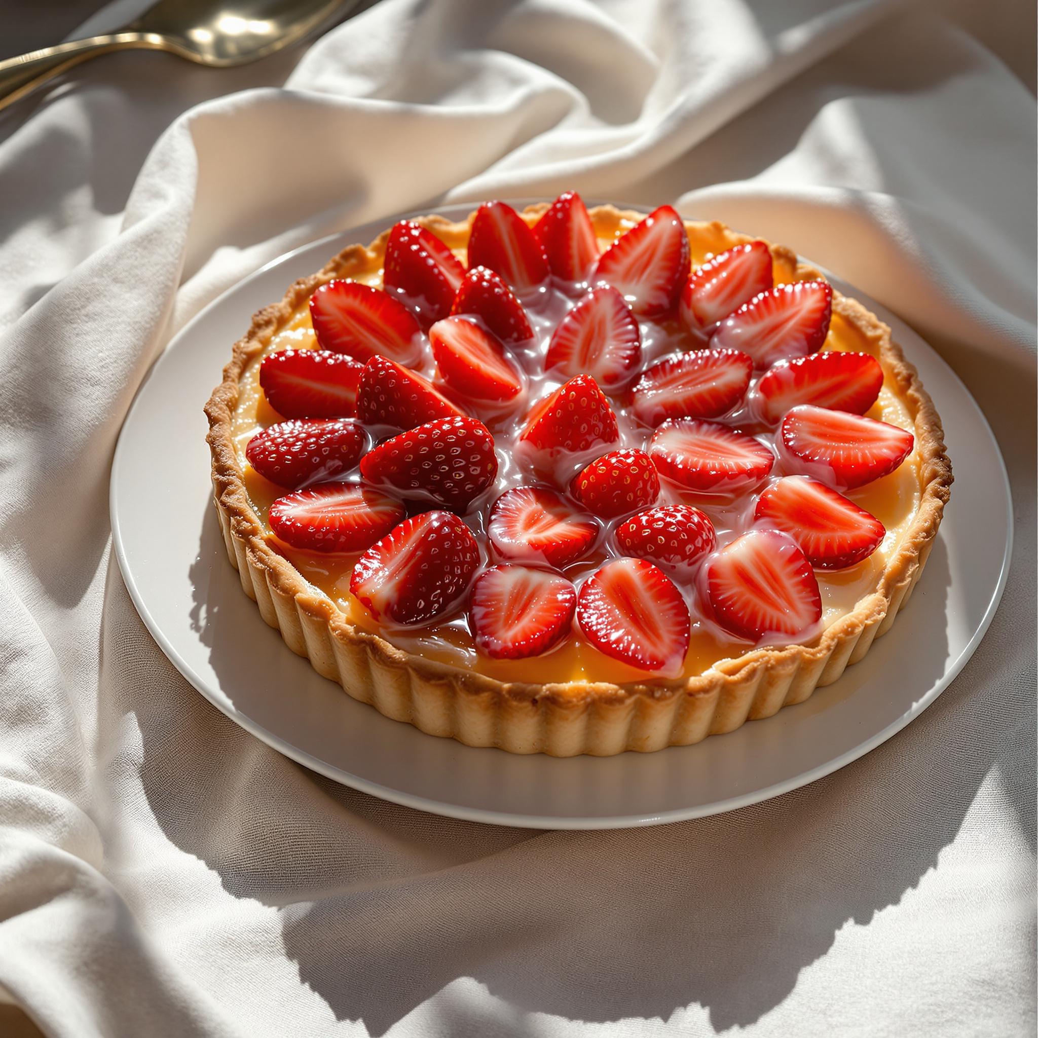 Recette tarte aux fraises 