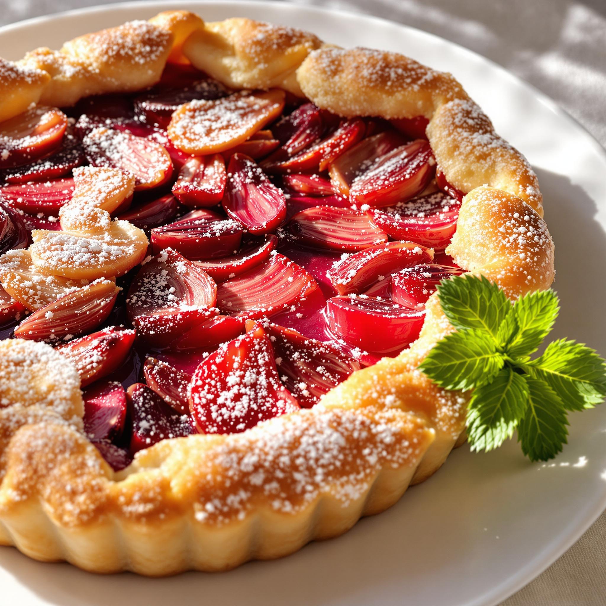 Recette tarte rhubarbe