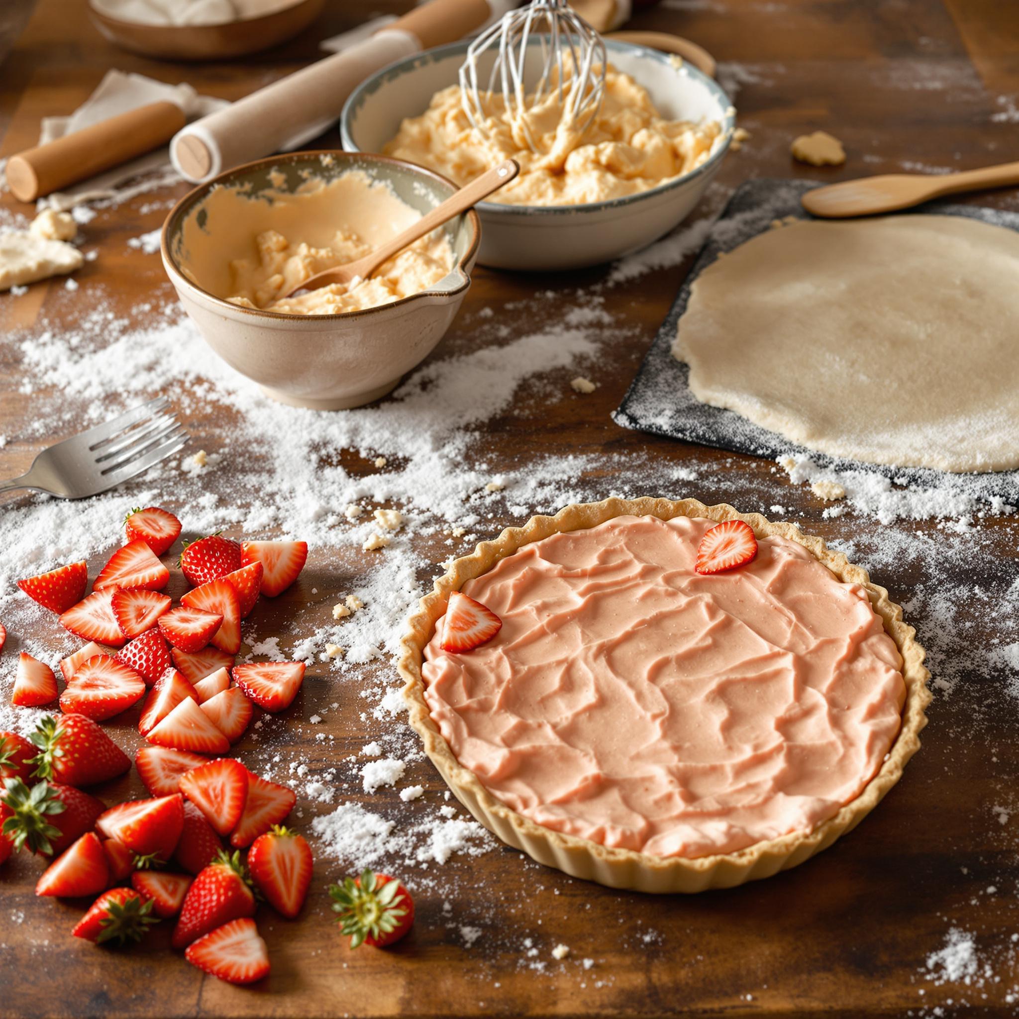 Recette tarte aux fraises