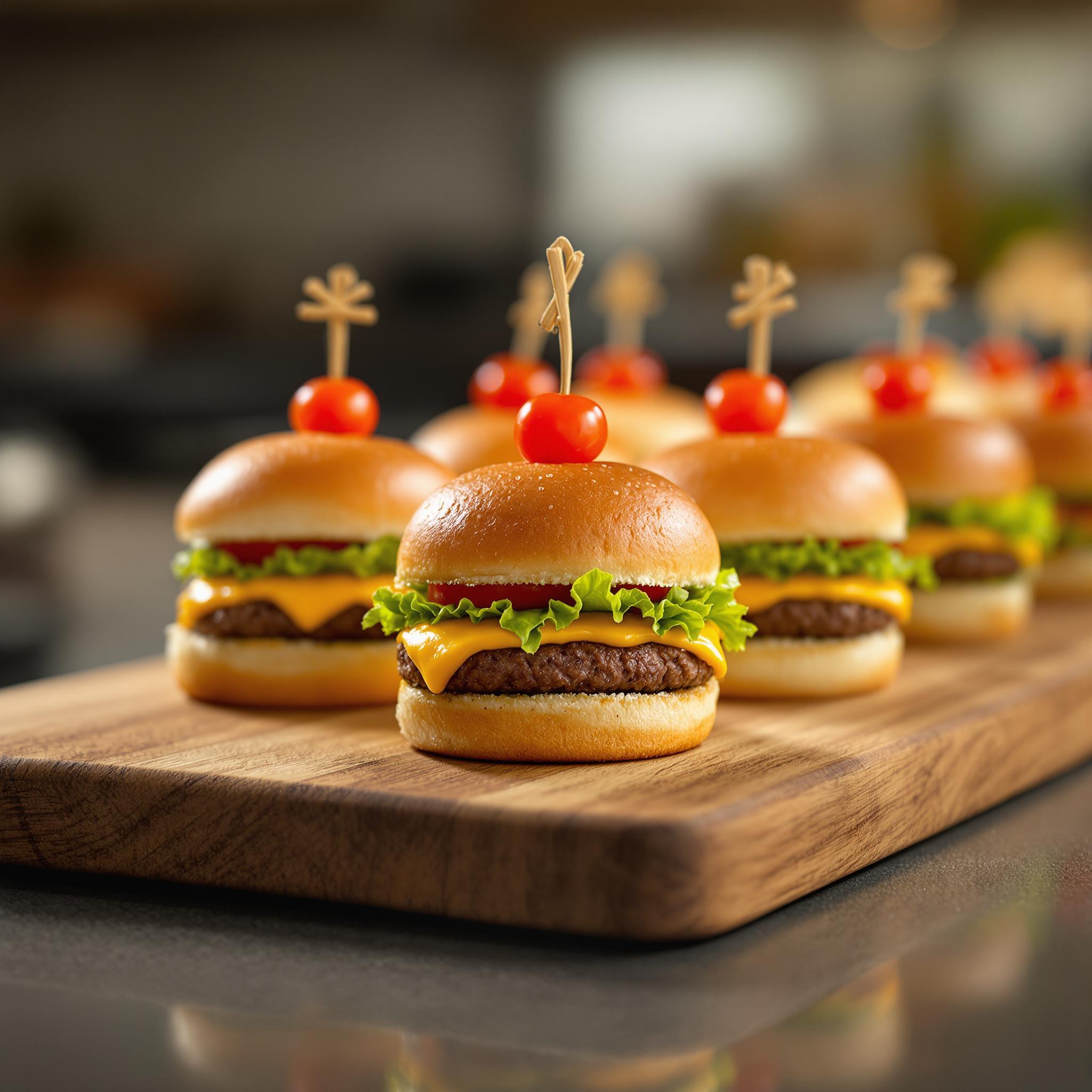 recette mini burger apéro