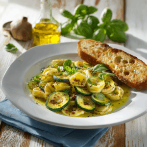 pâtes aux courgettes - recette italienne