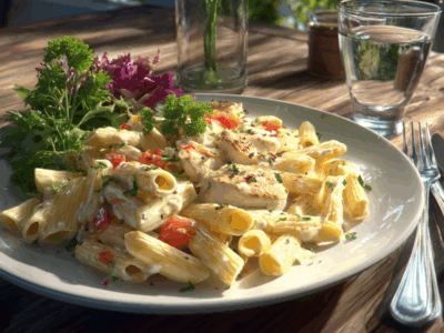 Recette Pâtes Poulet Crème : Un Plat Simple et Délicieux à Préparer Chez Vous