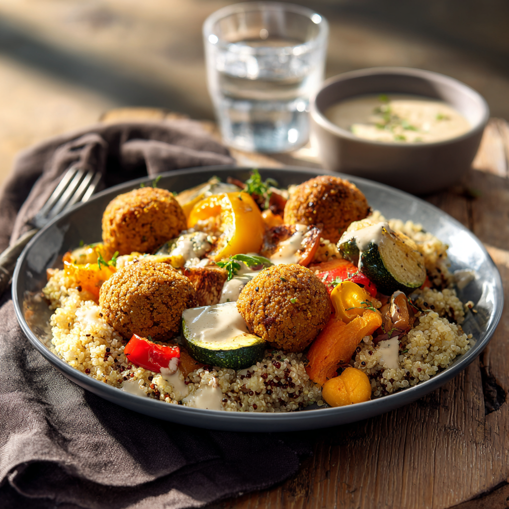 Boulettes de pois chiches au four