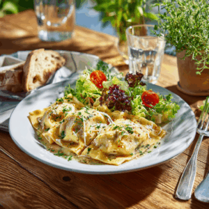 Maultaschen au four