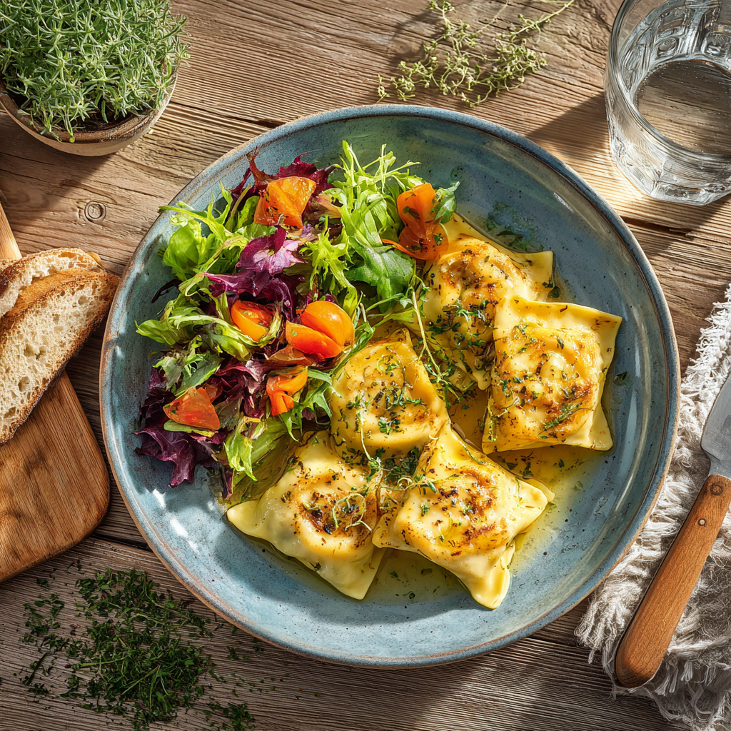 Maultaschen au four