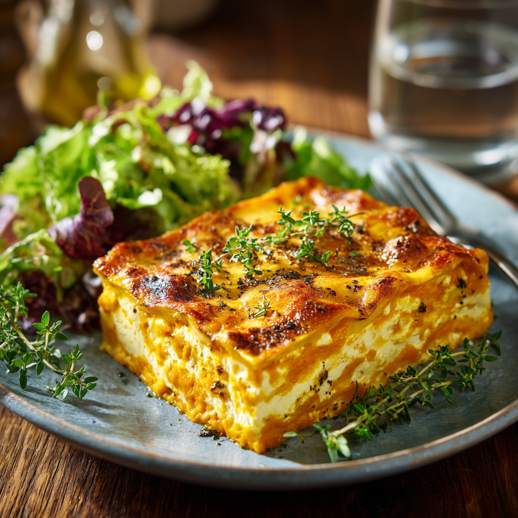 lasagne butternut chèvre