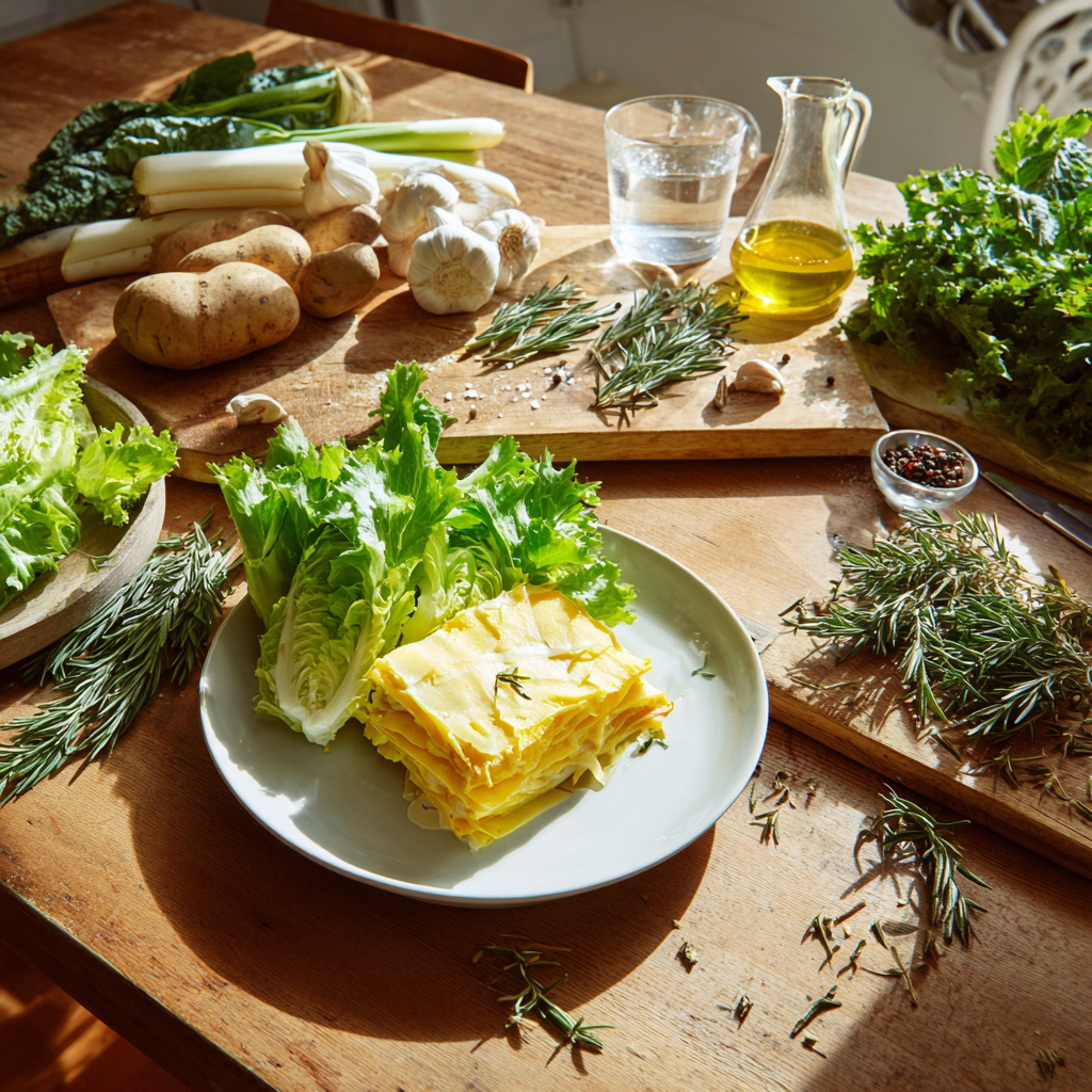 lasagne patate douce