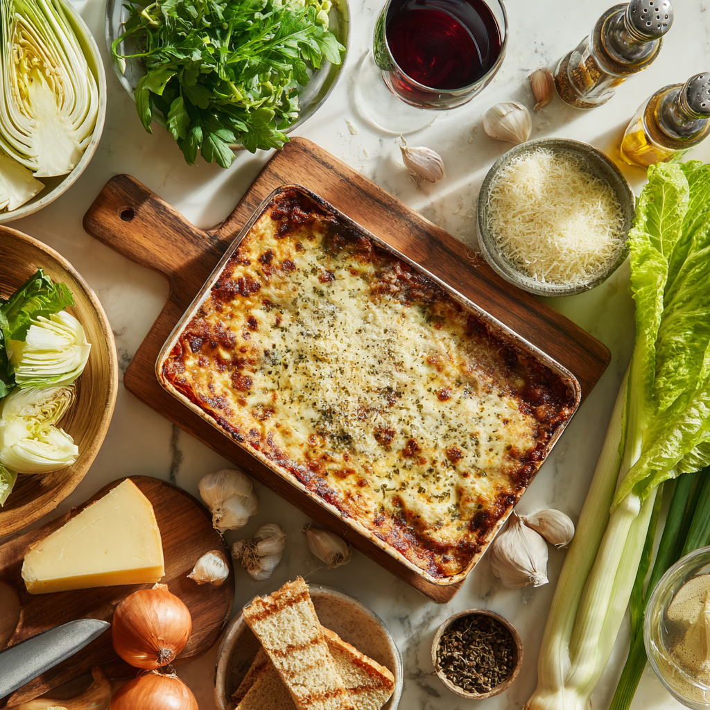 lasagnes poireaux poulet