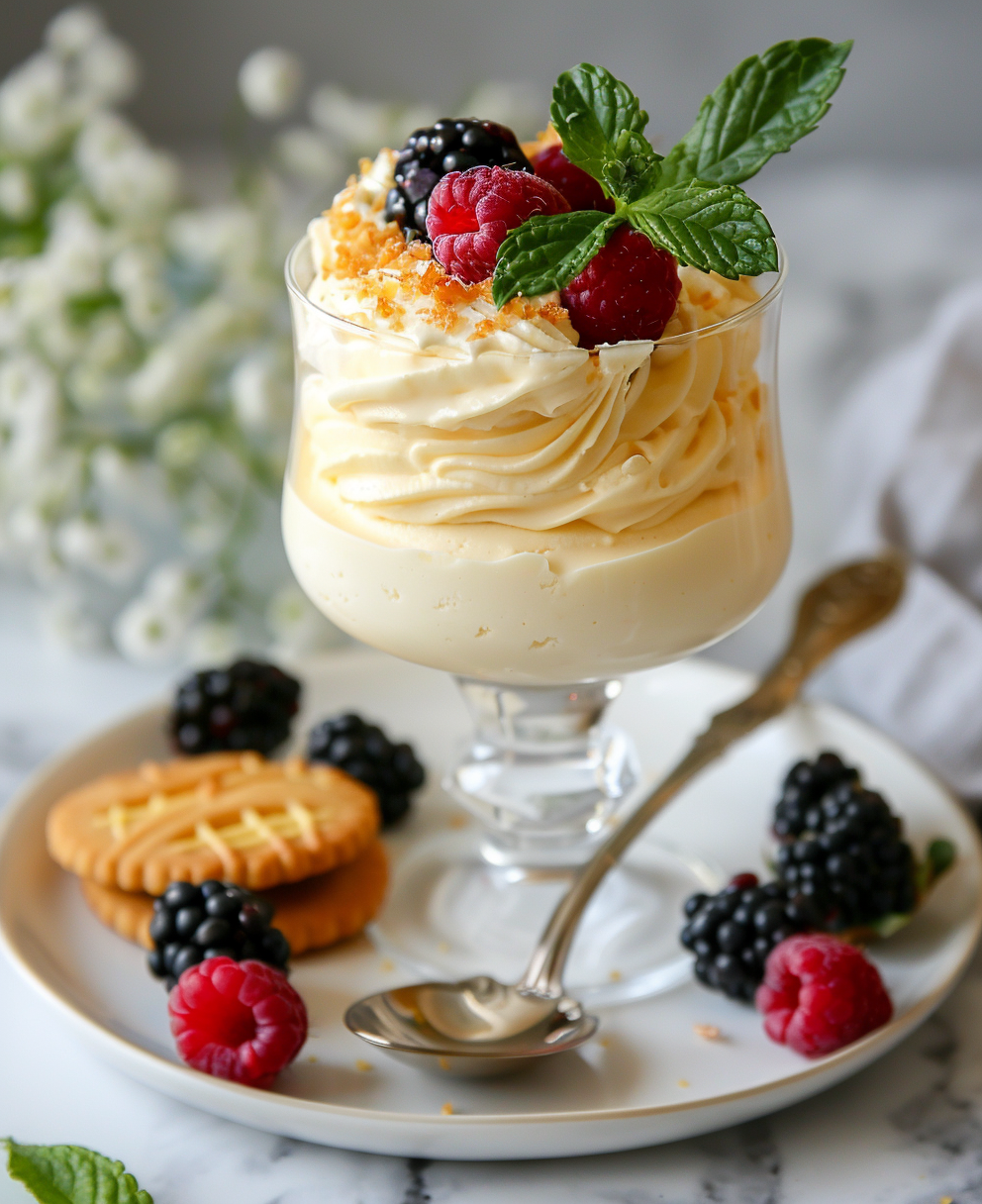 mousse au citron mascarpone​