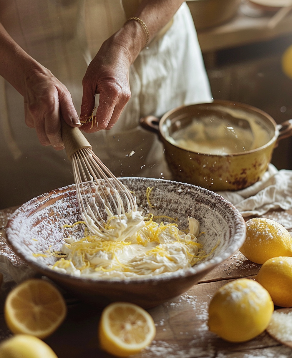 mousse au citron mascarpone​