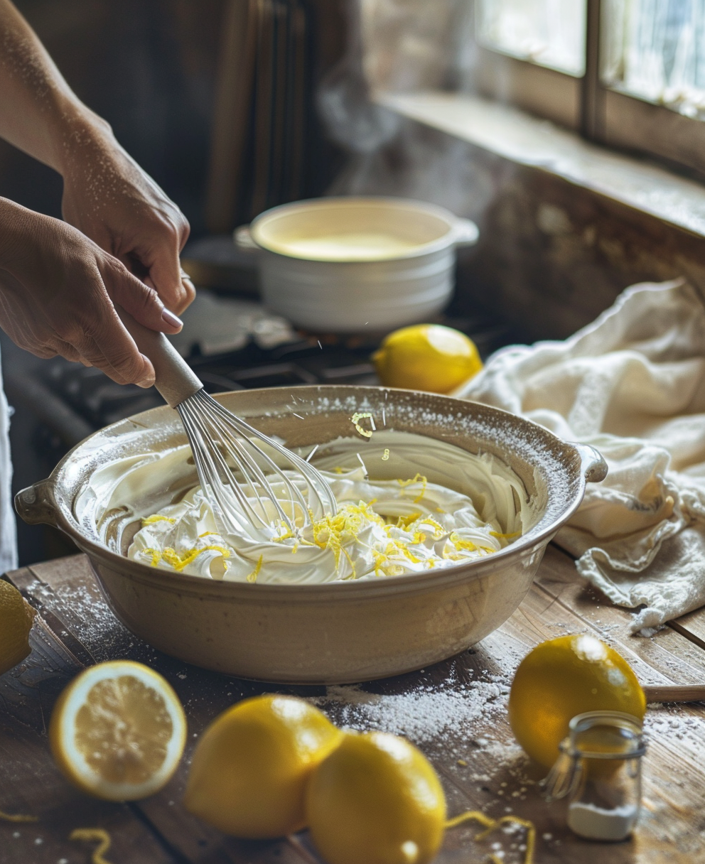 mousse au citron mascarpone​