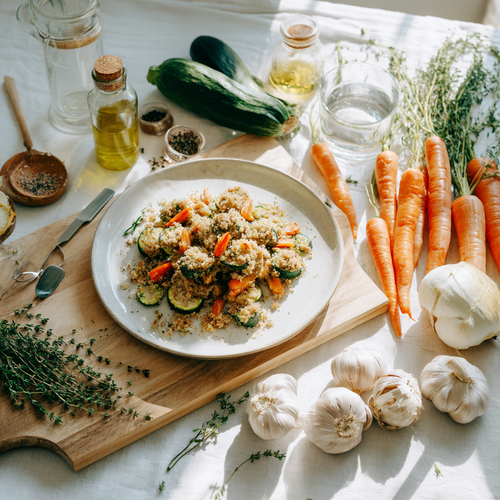 recette crumble de légumes