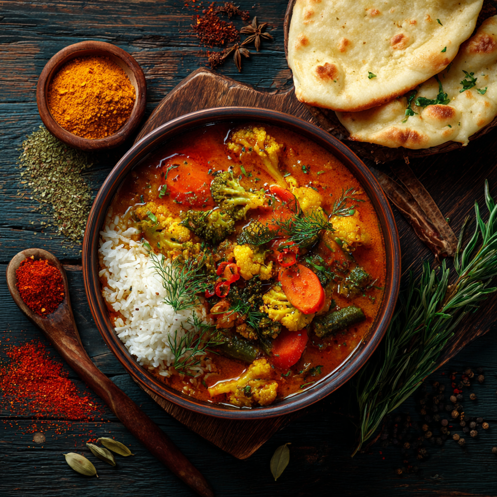 recette curry de légumes