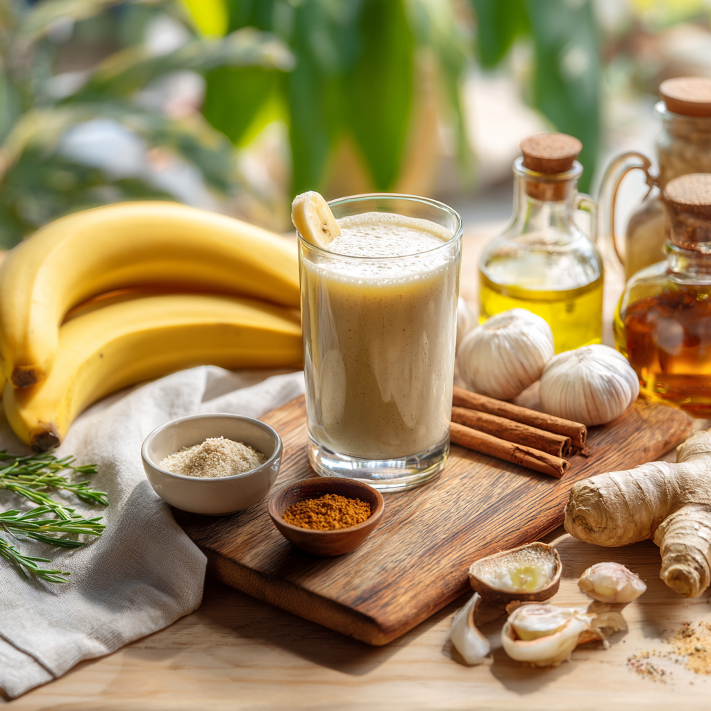recette jus de banane