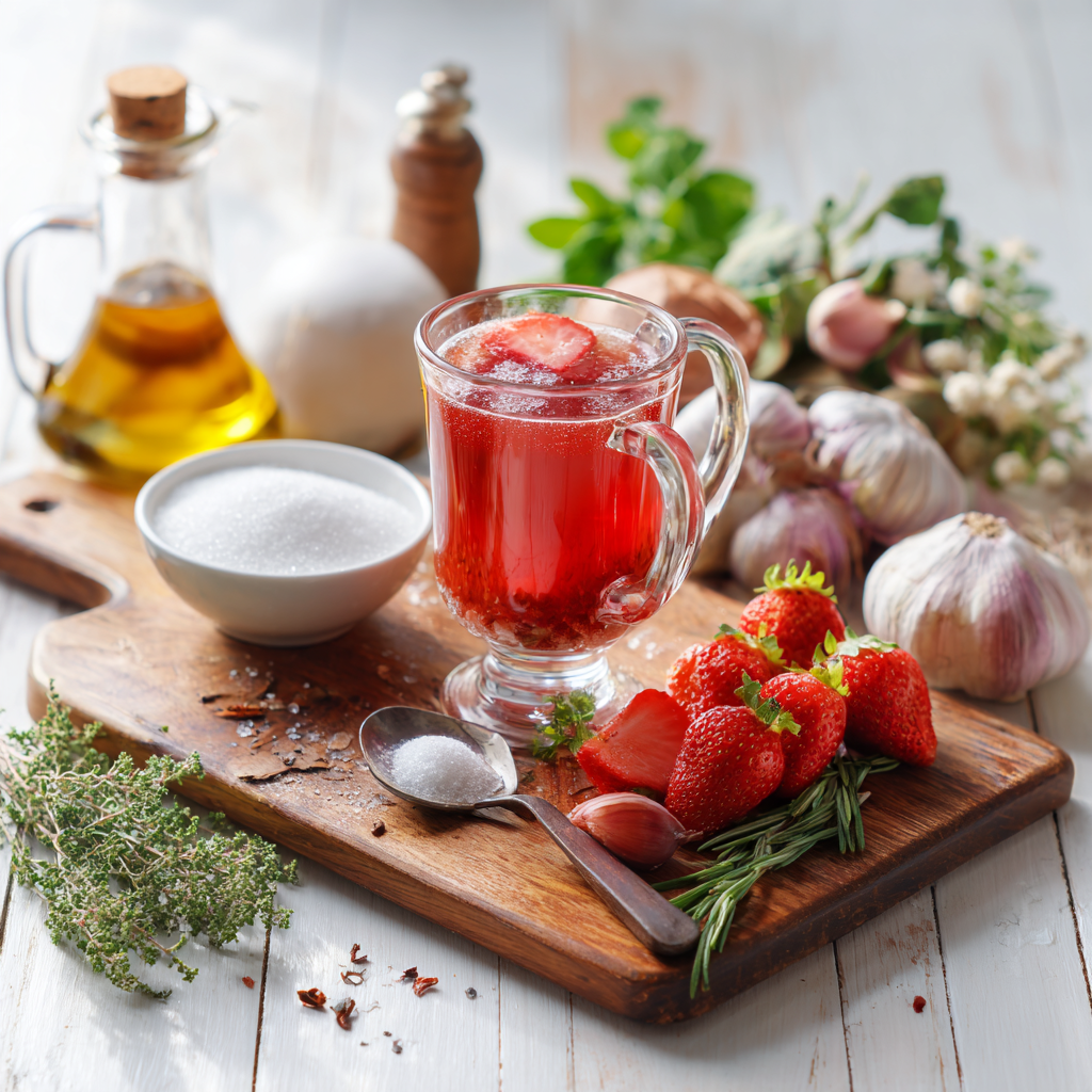 recette jus de fraise