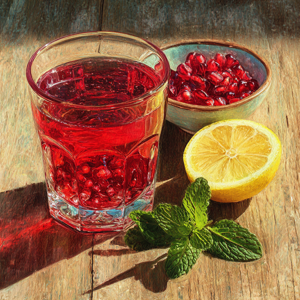recette jus de grenade
