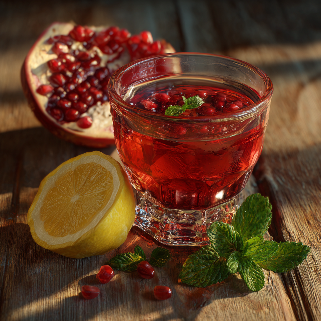 recette jus de grenade