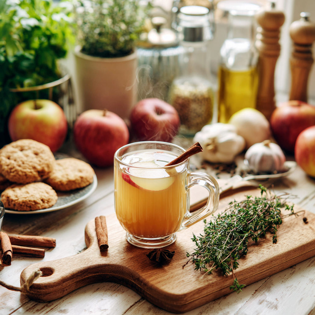 recette jus de pomme chaud alsacien