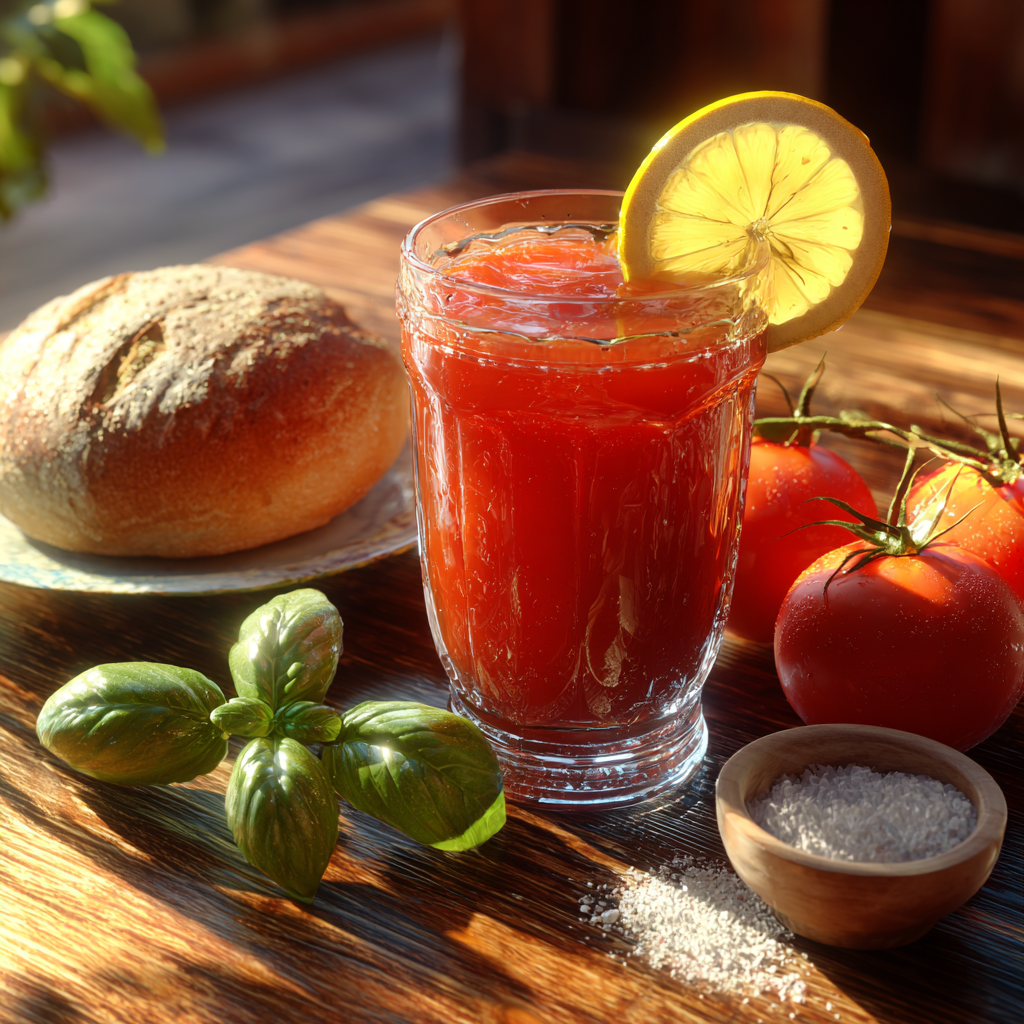 recette jus de tomate