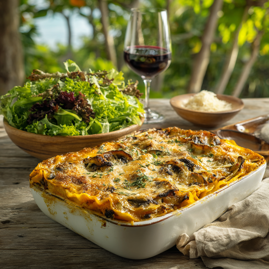 recette lasagne butternut champignon