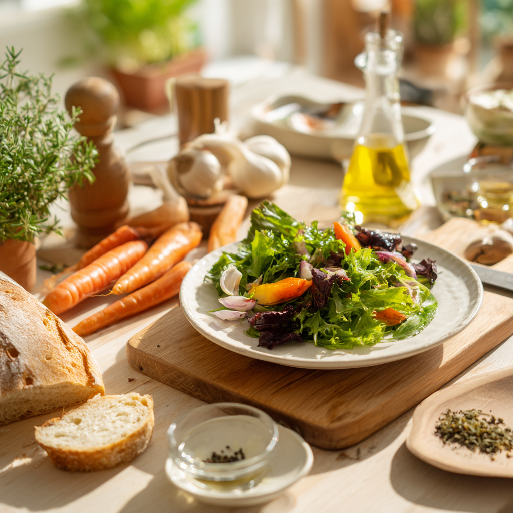salade végétarienne gastronomique