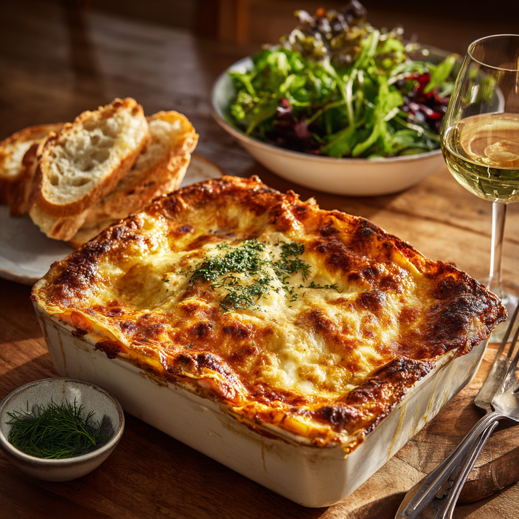 saumon lasagne