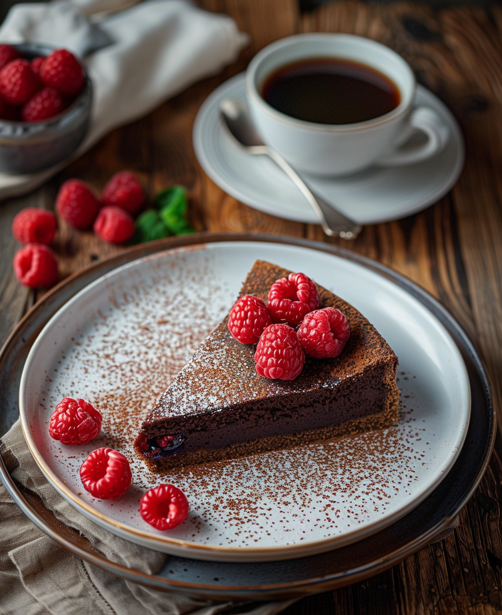 chocolat framboise gateau