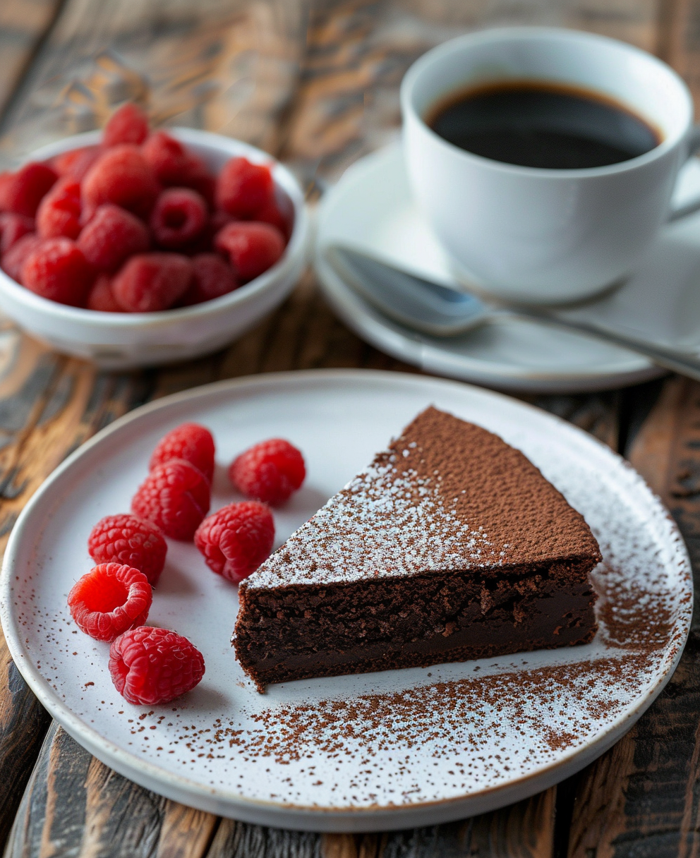 chocolat framboise gateau