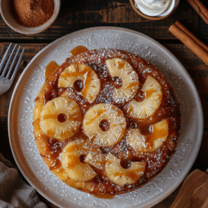 Recette Délicieuse : Gâteau Ananas au Caramel Maison