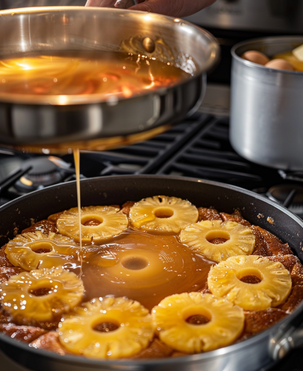 gateau au ananas renversé