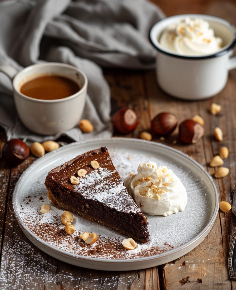 gateau au chocolat aux noisettes