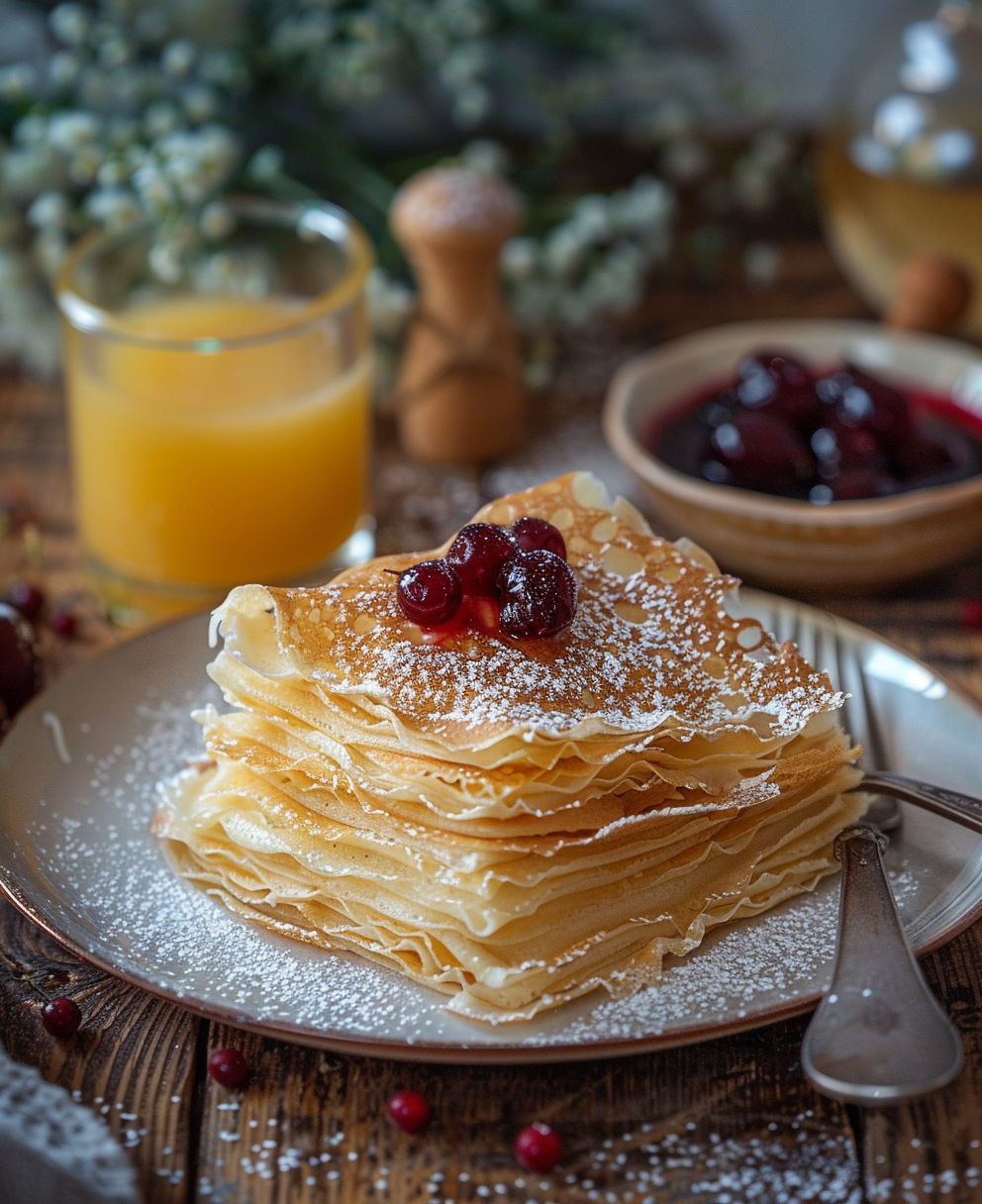gateau au crepe