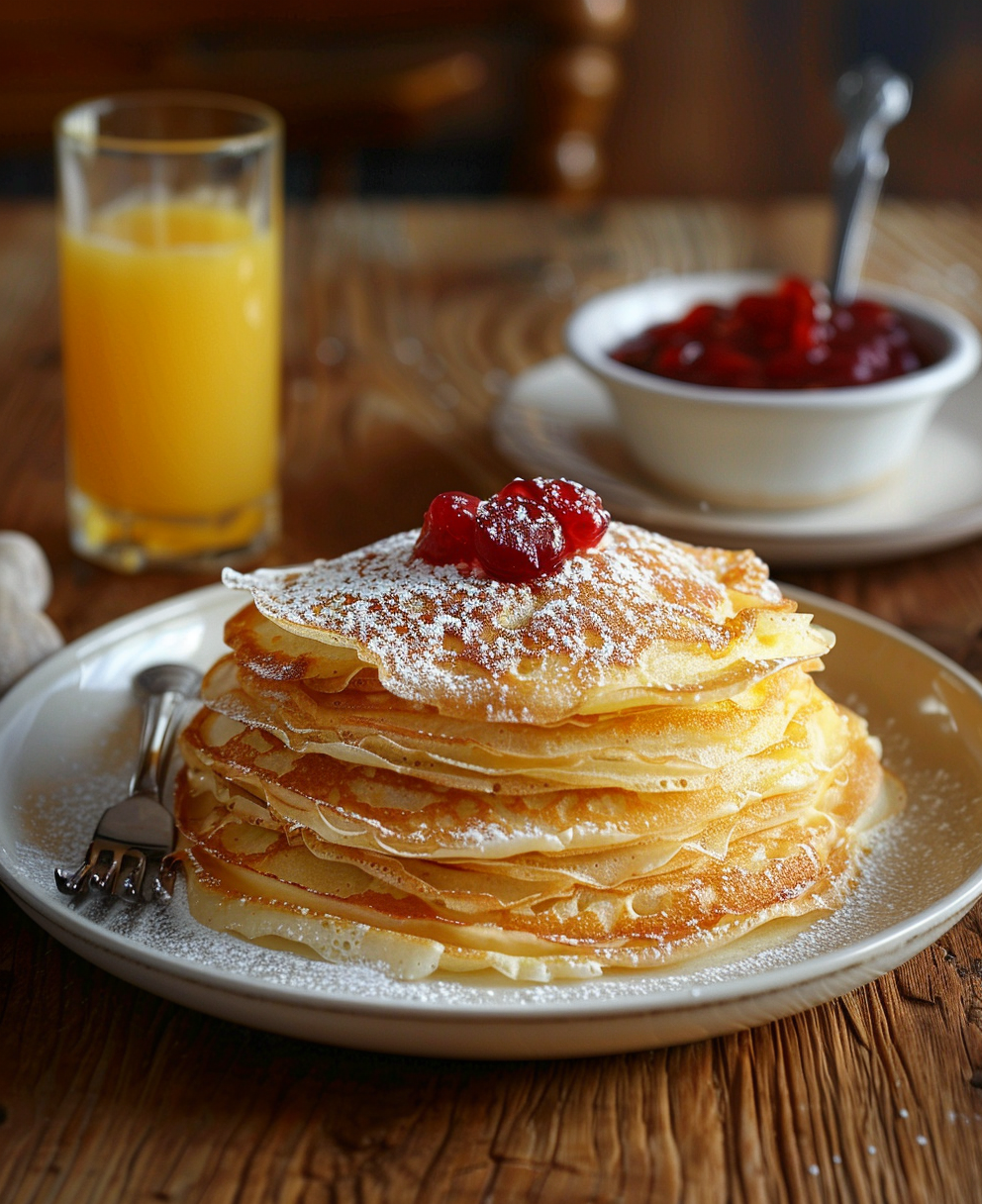 gateau au crepe