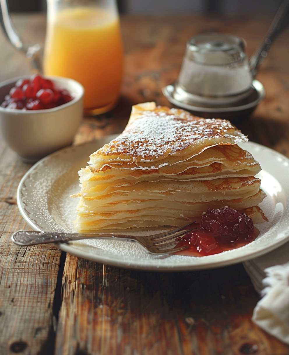 gateau au crepe