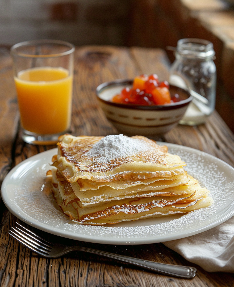 gateau au crepe