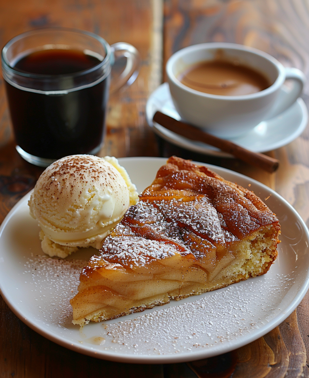 gateau au pommes caramélisé