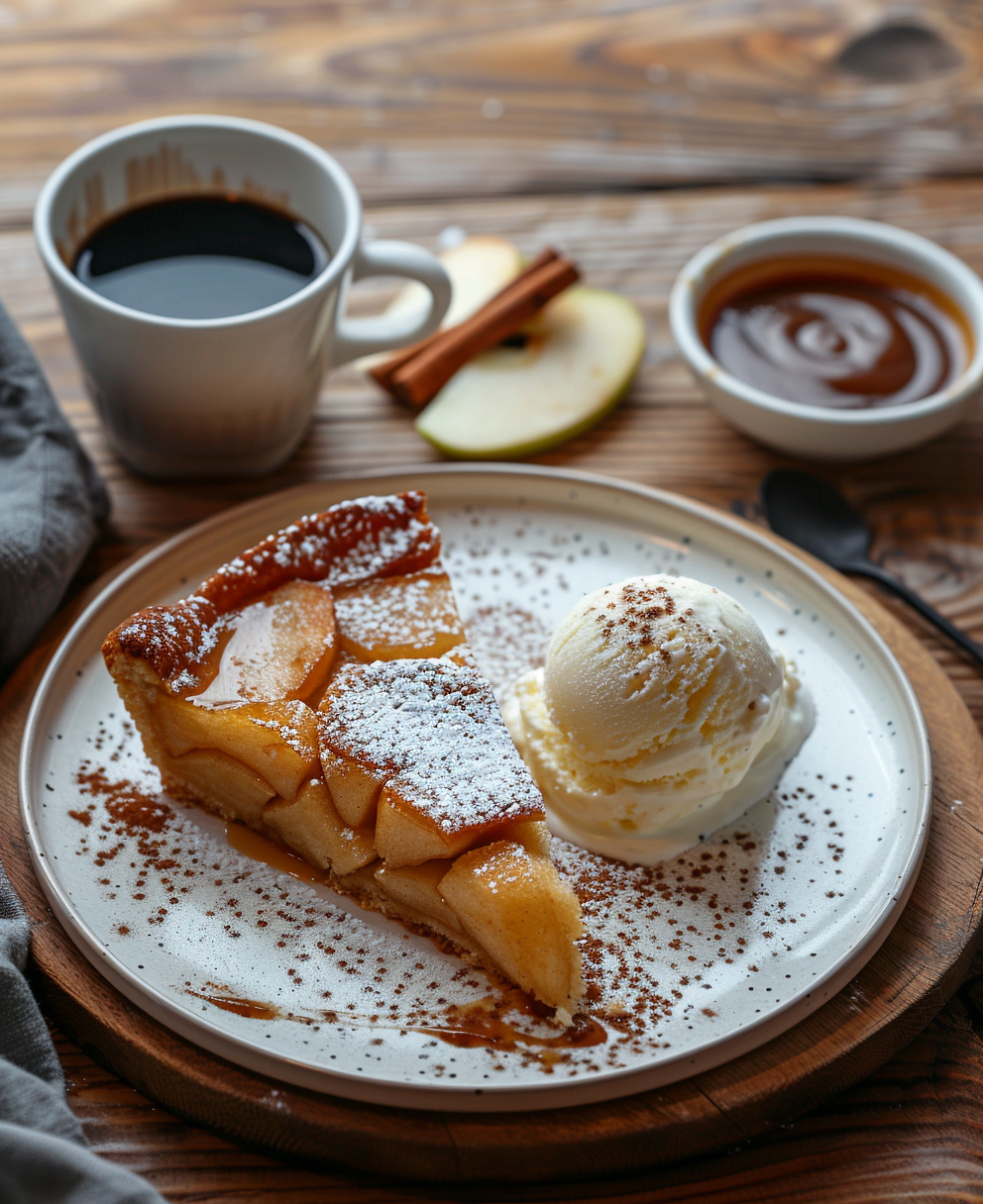 gateau au pommes caramélisé