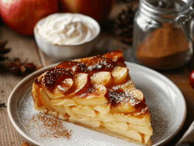 Recette Délicieuse : Comment Préparer un Gâteau aux Pommes Caramélisées