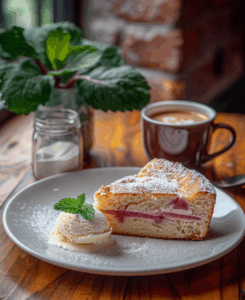 gateau au rhubarbe