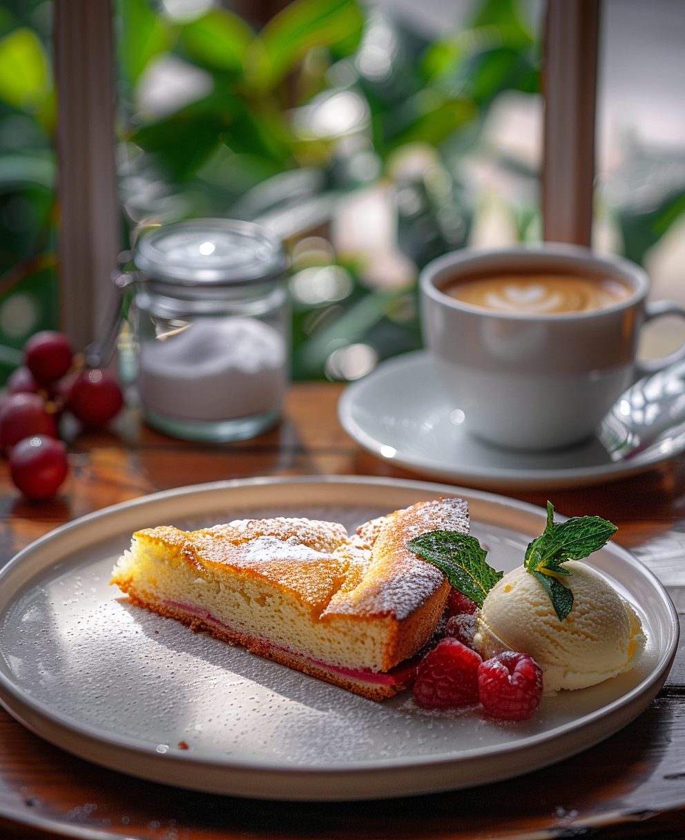 gateau au rhubarbe