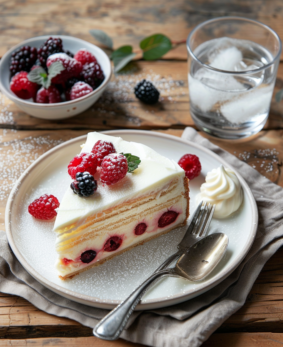 gateau aux fruits rouges