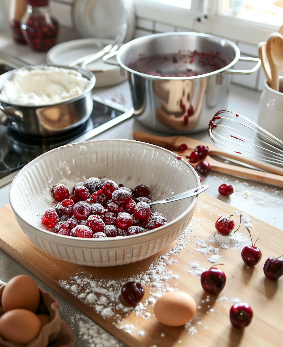 gateau aux fruits rouges