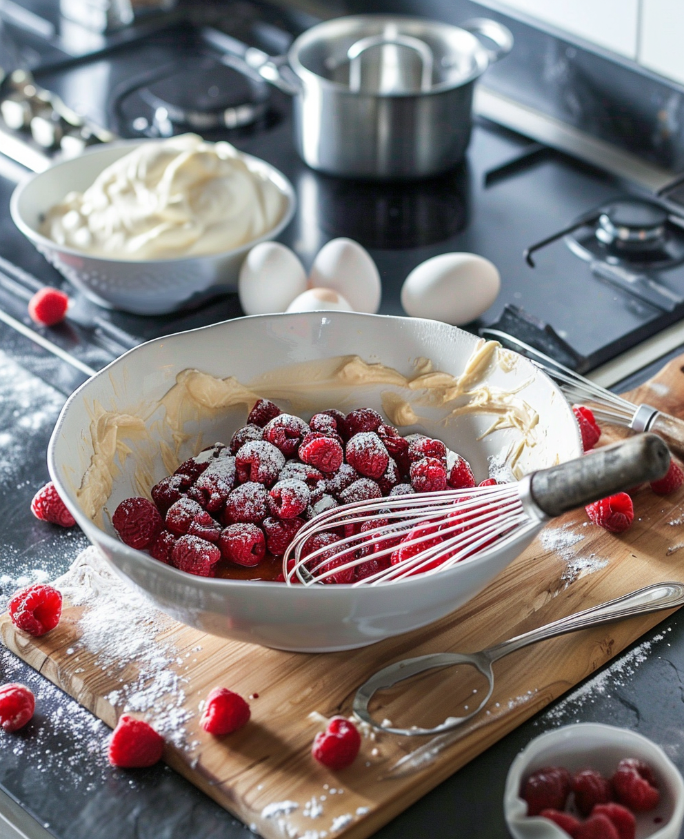 gateau aux fruits rouges