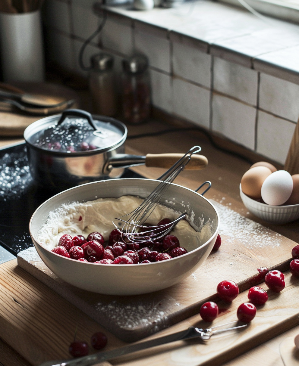 gateau aux fruits rouges