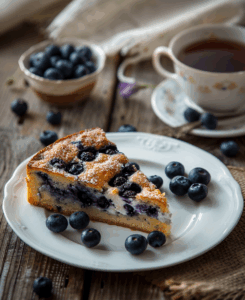 gateau aux myrtilles