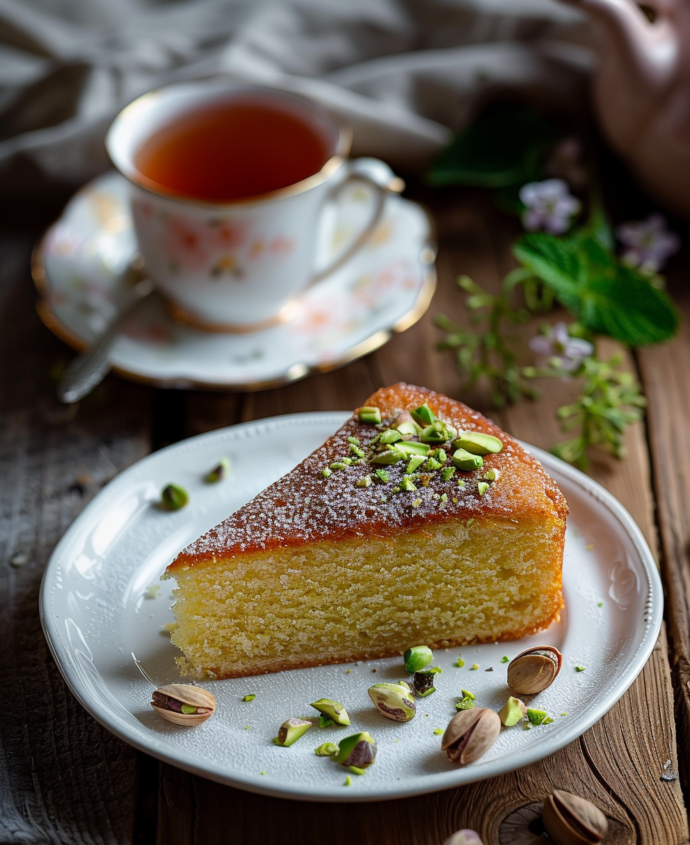 gateau aux pistache